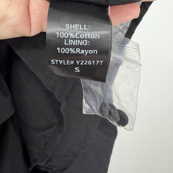 Pomander Place by Tuckernuck Black Vivianna Maxi Dress S Small V-Neck Buttons - Picture 11 of 12